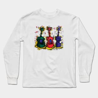 THREE GUITARS Long Sleeve T-Shirt